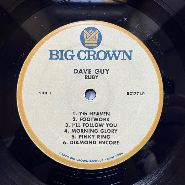 Dave Guy - Ruby | Big Crown Records (BC177-LP) - 2 Dave Guy - Ruby | Big Crown Records (BC177-LP) - 2