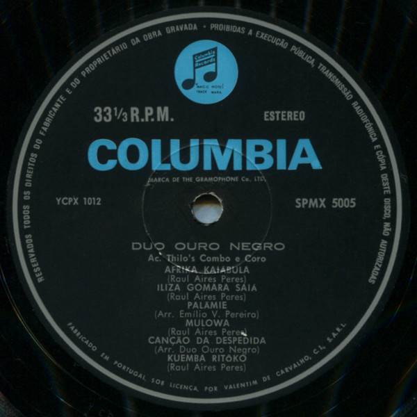 Duo Ouro Negro - Mulowa Afrika | Columbia (SPMX 5005) - 4