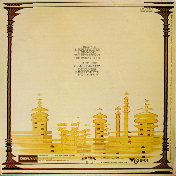 Camel - Mirage | Deram (SML 1107) - main