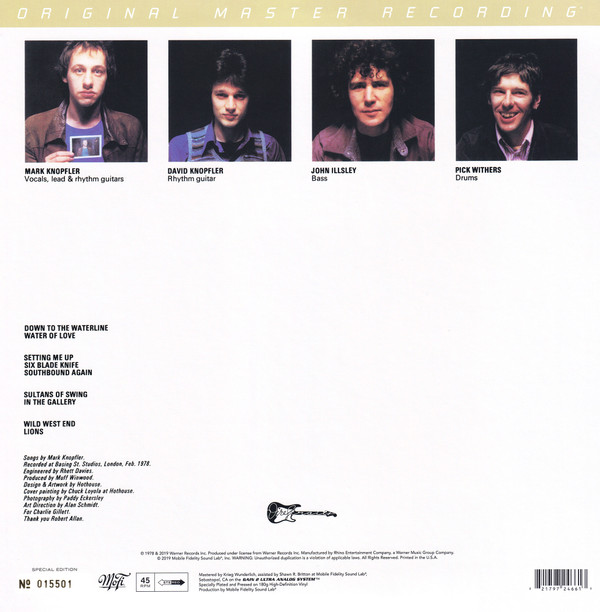 Dire Straits - Dire Straits | Mobile Fidelity Sound Lab (MFSL 2-466) - 4 Dire Straits - Dire Straits | Mobile Fidelity Sound Lab (MFSL 2-466) - 4