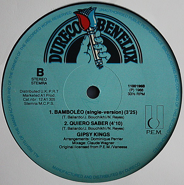 Gipsy Kings - Bamboléo | Dureco Benelux (1100196) - 4 Gipsy Kings - Bamboléo | Dureco Benelux (1100196) - 4