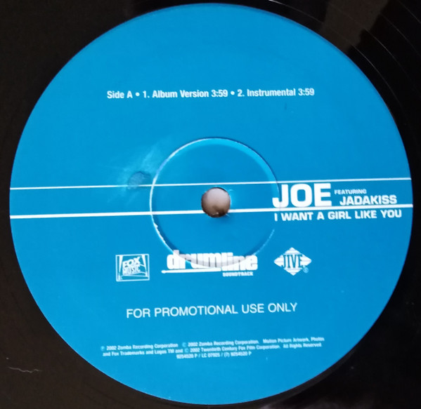 Joe Featuring Jadakiss - I Want A Girl Like You | Jive (9254520P) - 2