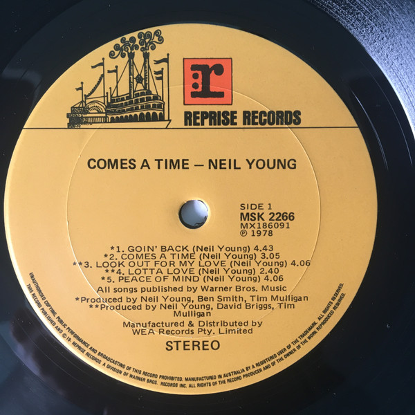 Neil Young - Comes A Time | Reprise Records (MSK 2266) - 3
