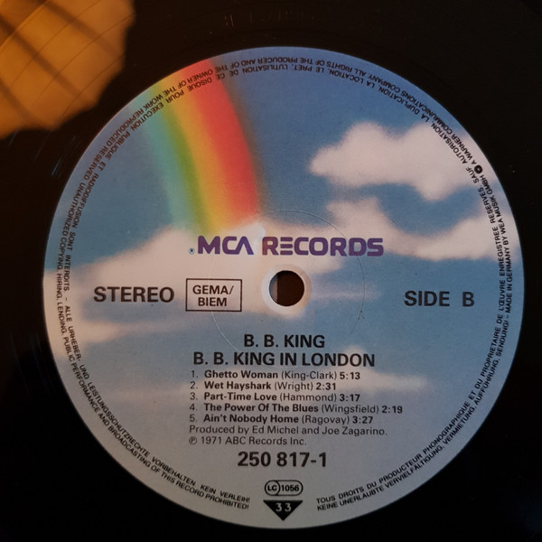 B.B. King - In London | MCA Records (250 817-1) - 4 B.B. King - In London | MCA Records (250 817-1) - 4