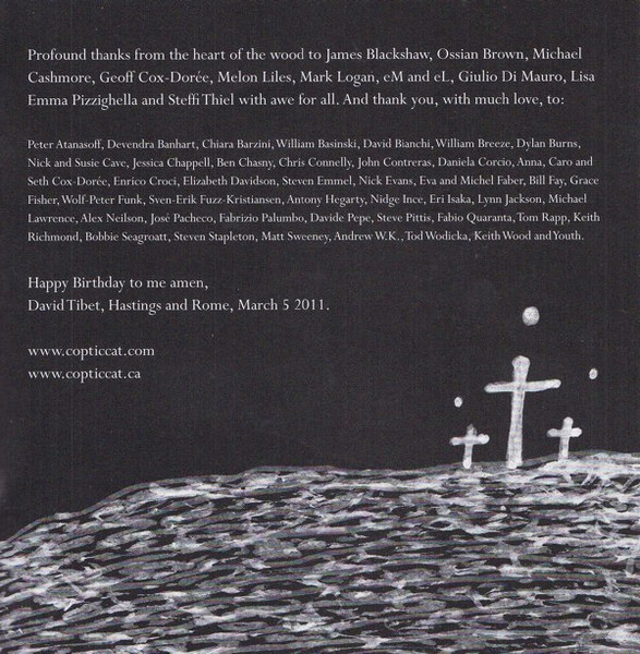 Current 93 - HoneySuckle Æons | Coptic Cat (NIFE 012CD) - 3 Current 93 - HoneySuckle Æons | Coptic Cat (NIFE 012CD) - 3
