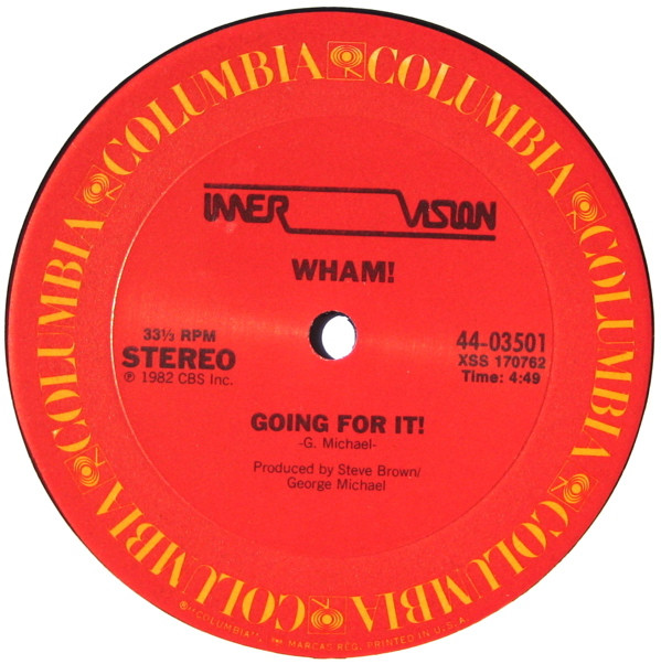 Wham! - Young Guns (Go For It) | Columbia (44-03501) - 2