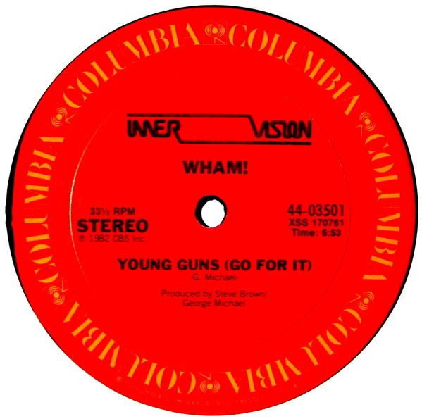Wham! - Young Guns (Go For It) | Columbia (44-03501) - main