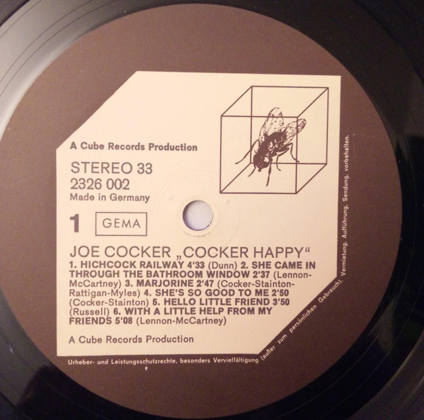 Joe Cocker - Cocker Happy | Cube Records (2326 002) - 3