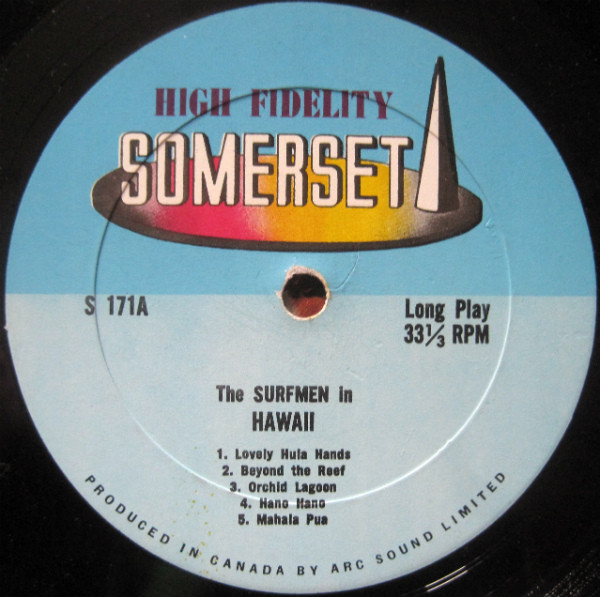 The Surfmen - Hawaii [Vinyl] | Somerset (S 171) - 3