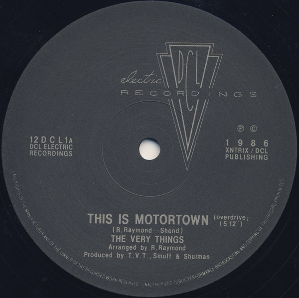 The Very Things - This Is Motortown | D.C.L. Electric Recordings (12DCL1) - 3