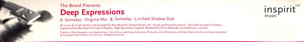 The Beard - Deep Expressions | Inspirit Music (IML 002) - 2 The Beard - Deep Expressions | Inspirit Music (IML 002) - 2