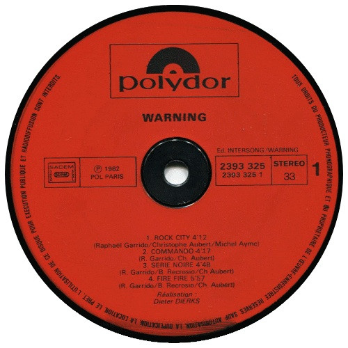 Warning - Warning | Polydor (2393 325) - 4