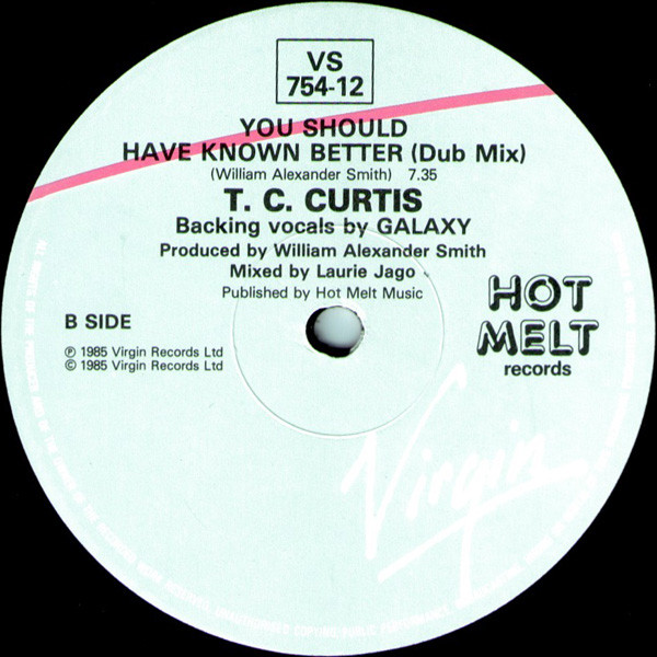 T.C. Curtis - You Should Have Known Better | Virgin (VS 754-12) - 2