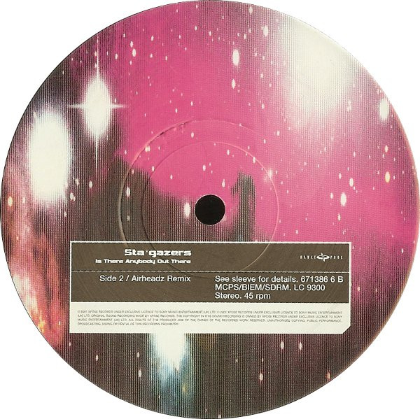 Stargazers - Is There Anybody Out There | Dance Pool (DAN 671386 6) - 3 Stargazers - Is There Anybody Out There | Dance Pool (DAN 671386 6) - 3