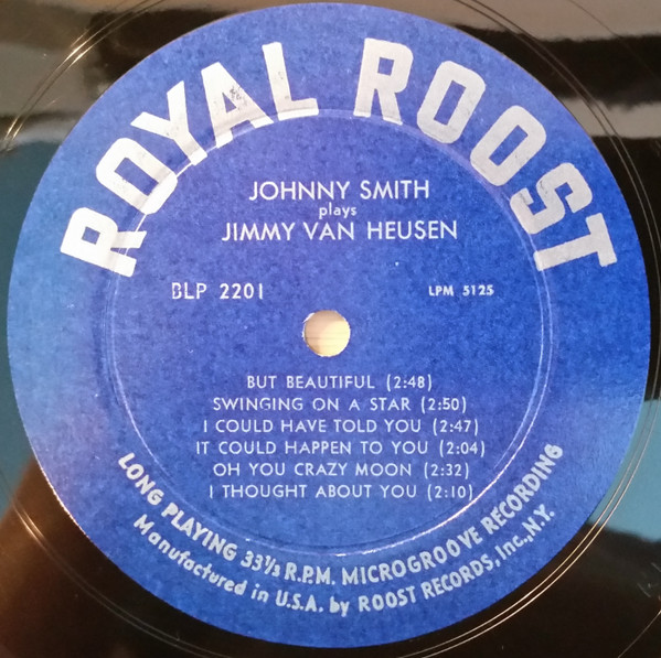 Johnny Smith - Plays Jimmy Van Heusen | Royal Roost (BLP 2201) - 3 Johnny Smith - Plays Jimmy Van Heusen | Royal Roost (BLP 2201) - 3