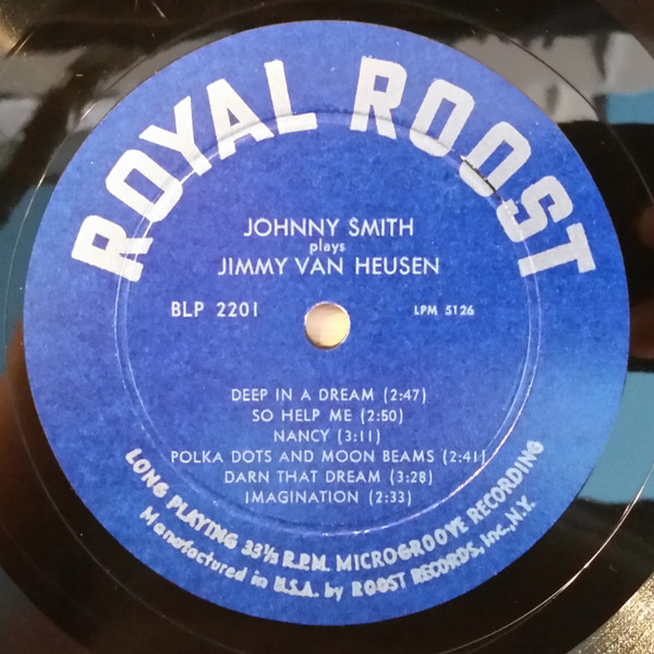 Johnny Smith - Plays Jimmy Van Heusen | Royal Roost (BLP 2201) - 4 Johnny Smith - Plays Jimmy Van Heusen | Royal Roost (BLP 2201) - 4