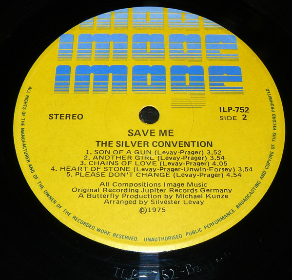 Silver Convention - Save Me | Image (ILP-752) - 4 Silver Convention - Save Me | Image (ILP-752) - 4