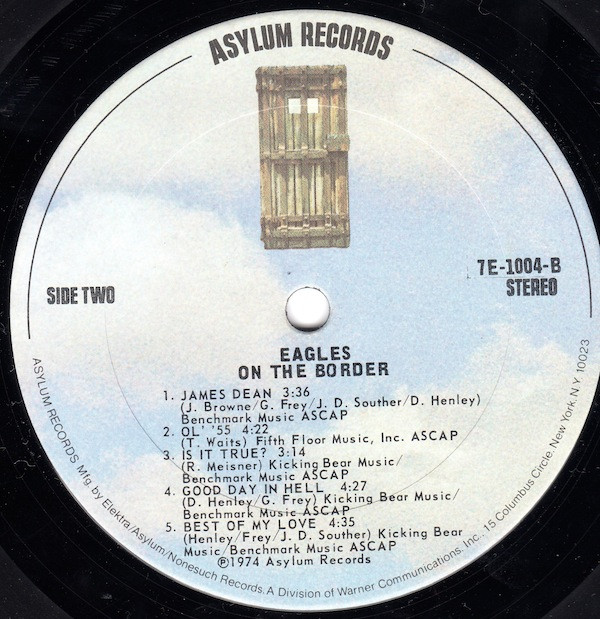 Eagles - On The Border | Asylum Records (7E-1004) - main Eagles - On The Border | Asylum Records (7E-1004) - main
