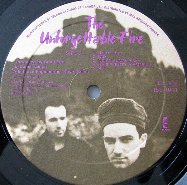U2 - The Unforgettable Fire | Island Records (ISL-1011) - 4 U2 - The Unforgettable Fire | Island Records (ISL-1011) - 4