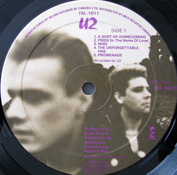 U2 - The Unforgettable Fire | Island Records (ISL-1011) - 3 U2 - The Unforgettable Fire | Island Records (ISL-1011) - 3