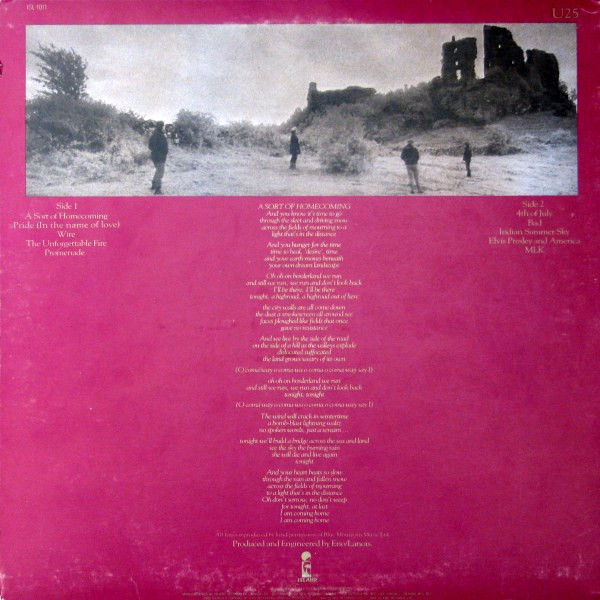 U2 - The Unforgettable Fire | Island Records (ISL-1011) - 2 U2 - The Unforgettable Fire | Island Records (ISL-1011) - 2
