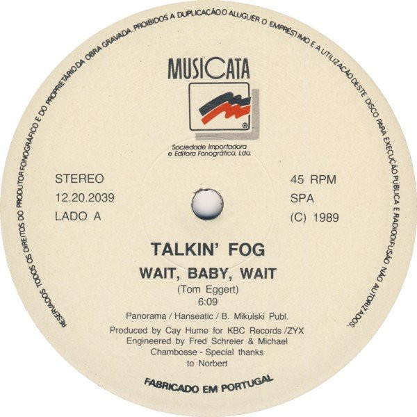 Talkin' Fog - Wait Baby Wait | Musicata (12 20 2039) - 2