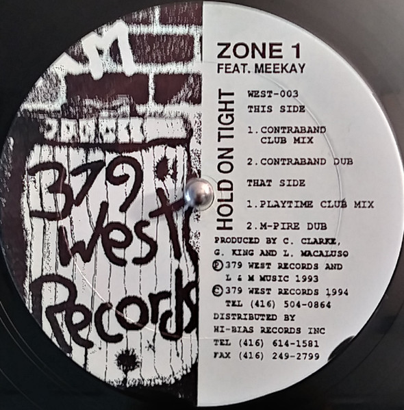 Zone 1 Featuring Meekay - Hold On Tight | 379 West Records (West-003)