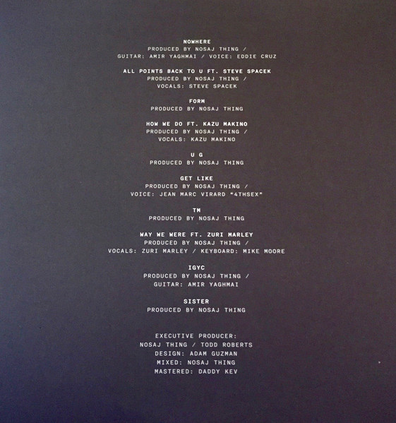 Nosaj Thing - Parallels | Innovative Leisure Records (IL2048) - 3