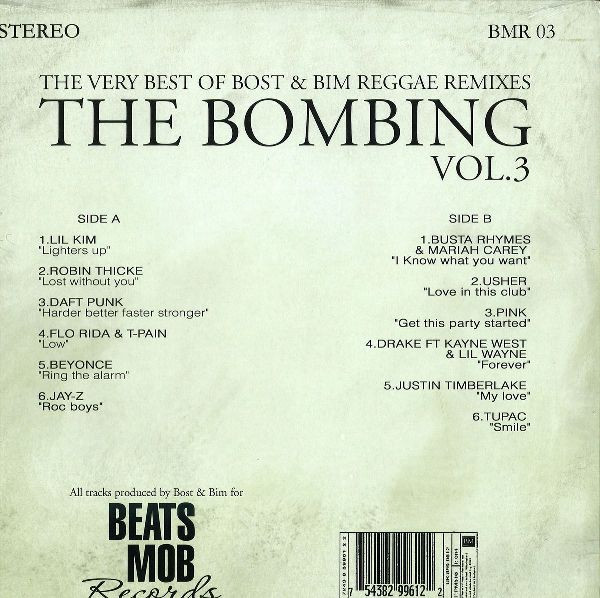 Bost & Bim - The Bombing: The Very Best Of Bost & Bim Reggae Remixes Vol. 3 | Beats Mob Records (BMR 03) - 2 Bost & Bim - The Bombing: The Very Best Of Bost & Bim Reggae Remixes Vol. 3 | Beats Mob Records (BMR 03) - 2