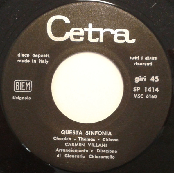 Carmen Villani - Quelli Belli Come Noi | Cetra (SP 1414) - 4