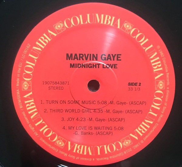 Marvin Gaye - Midnight Love | Columbia (19075843871) - 3