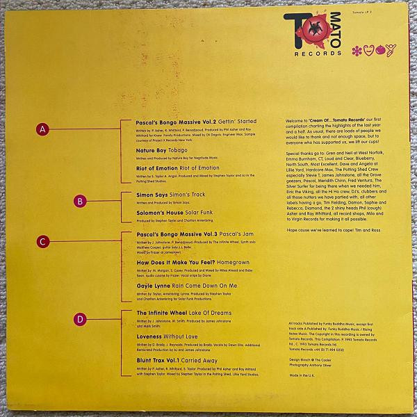 Various - Cream Of...Tomato Records | Tomato Records (Tomato LP 2) - 3