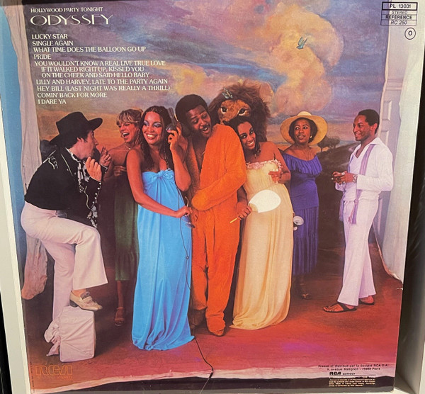 Odyssey - Hollywood Party Tonight | RCA Victor (PL 13031) - 2 Odyssey - Hollywood Party Tonight | RCA Victor (PL 13031) - 2