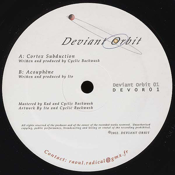 Cyclic Backwash / Ito - Deviant Orbit 01 | Deviant Orbit (D E V O R 0 1) - main Cyclic Backwash / Ito - Deviant Orbit 01 | Deviant Orbit (D E V O R 0 1) - main