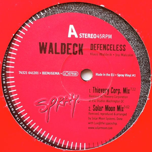 Waldeck - Defenceless | Spray Records (74321 64120 1) - main