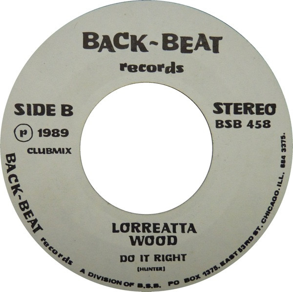 Lorreatta Wood - Do It Right | Back-Beat (BSB458) - 2