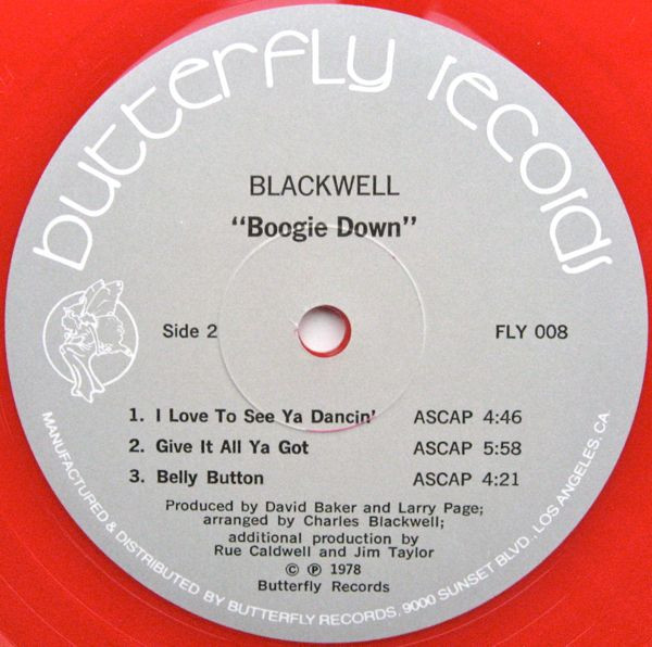 Blackwell - Boogie Down! | Butterfly Records (FLY 008) - 4 Blackwell - Boogie Down! | Butterfly Records (FLY 008) - 4
