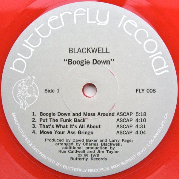 Blackwell - Boogie Down! | Butterfly Records (FLY 008) - 3 Blackwell - Boogie Down! | Butterfly Records (FLY 008) - 3