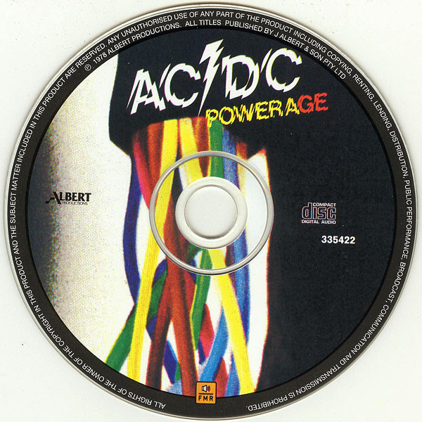 AC/DC - Powerage CD | Albert Productions (335422) - 3 AC/DC - Powerage CD | Albert Productions (335422) - 3