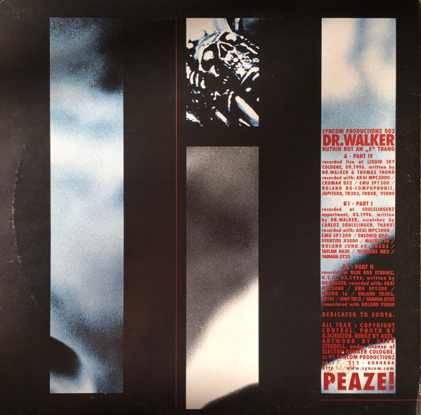 Dr. Walker - Nuthin But An "E" Thang | Syncom Productionz (Syncom Productionz 002) - 4