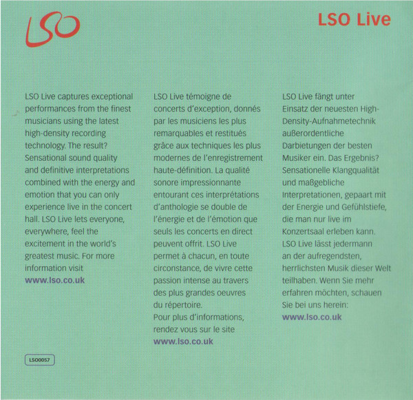 Johannes Brahms , Bernard Haitink , London Symphony Orchestra - Symphony No 4 | LSO Live (LSO0057) - 2