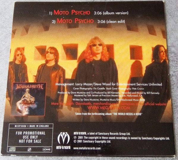 Megadeth - Moto Psycho | Metal-is Records (MISP3006) - 2