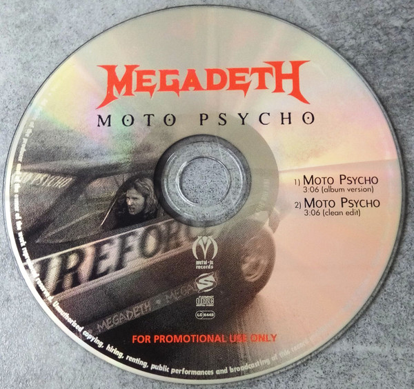 Megadeth - Moto Psycho | Metal-is Records (MISP3006) - 3