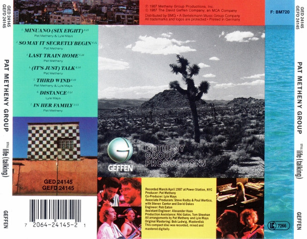Pat Metheny Group - Still Life (Talking) | Geffen Records (GED 24145) - 2