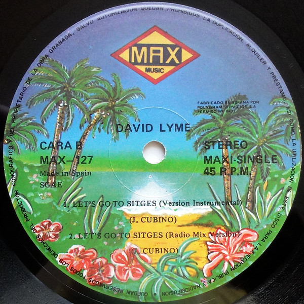 David Lyme - Let's Go To Sitges | Max Music (MAX-127) - 4