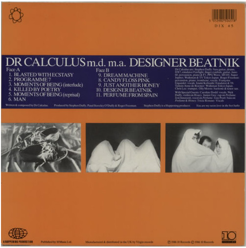 Dr. Calculus - Designer Beatnik [Vinyl] | 10 Records (DIX 45) - 2