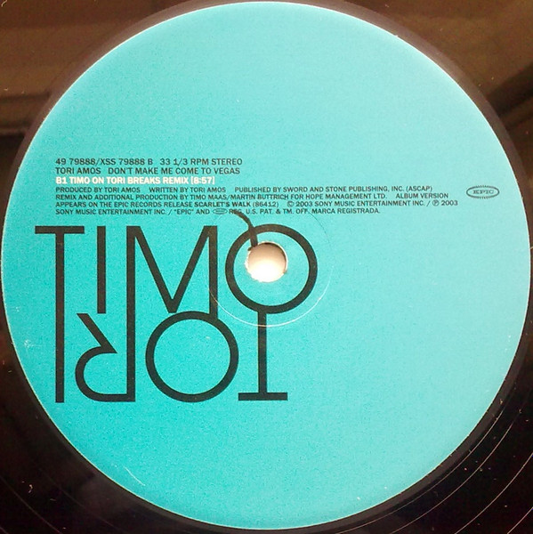 Tori Amos - Don't Make Me Come To Vegas | Epic (49 79888) - 4