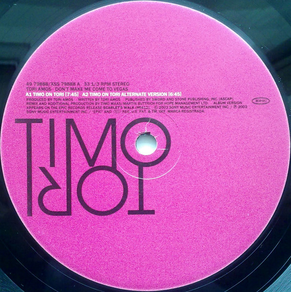 Tori Amos - Don't Make Me Come To Vegas | Epic (49 79888) - 3