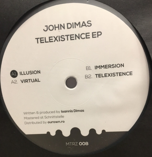 John Dimas - Telexistence EP | Metereze (MTRZ 008) - main