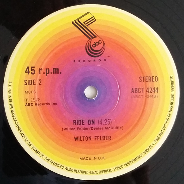 Wilton Felder - Let's Dance Together | ABC Records (ABCT 4244) - 2 Wilton Felder - Let's Dance Together | ABC Records (ABCT 4244) - 2